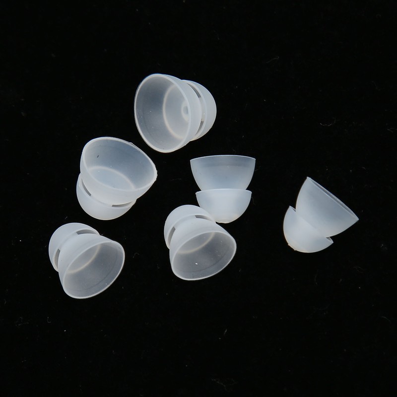 15pcs Hearing Amplifier Eartip 2 Layers Detachable Silicone Hearing Amplifier