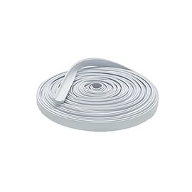 Automotive Authority LLC Narrow 0.6" RV Marine Camper Vinyl Insert Trim Mold Screw Cover (White, 50 ft)