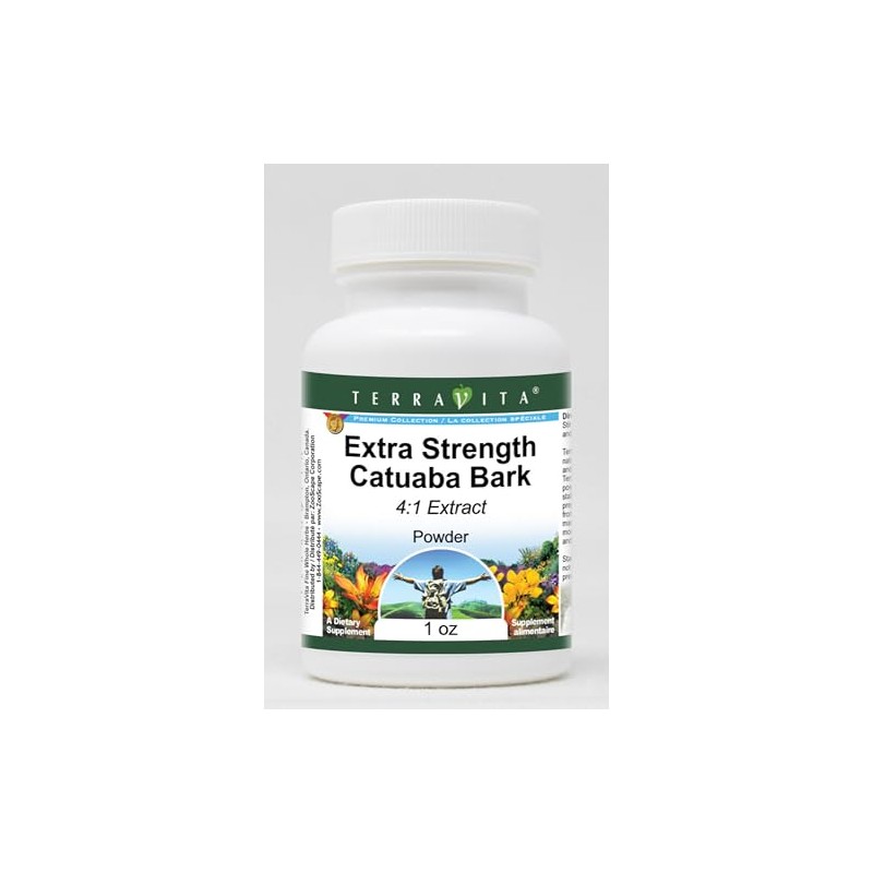 Extra Strength Catuaba Bark 4:1 Extract Powder (1 oz, ZIN: