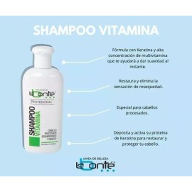 Labonté Kit Cabellos Procesados Shampoo Vitamina + Seda + Keratina