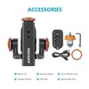 NEEWER 3-Wheels Wireless Video Camera Dolly, 3-Speed Motorized Electric Track