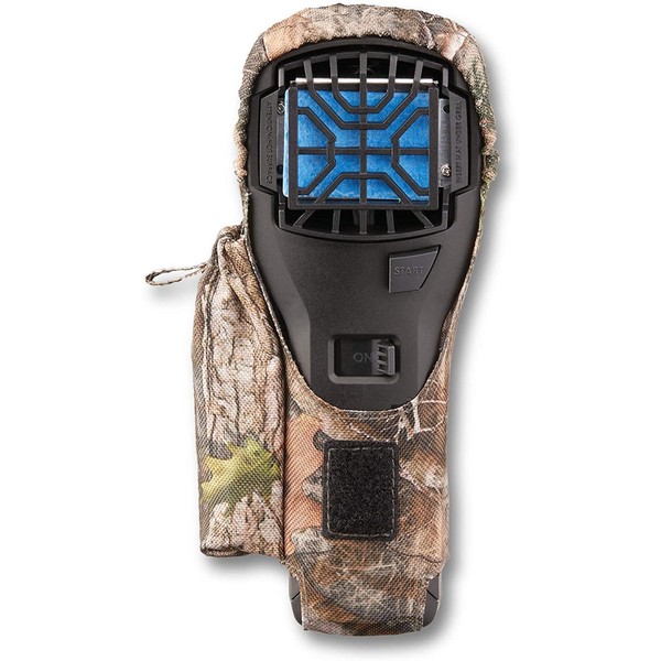 Thermacell MR300F Portable Mosquito Repeller Bundle, Black with Camo Holster, Belt Clip; Includes 12 Hours of Refills; No DEET, No Open Flame, No Mess, Scent-Free, Bug Spray Alternative
