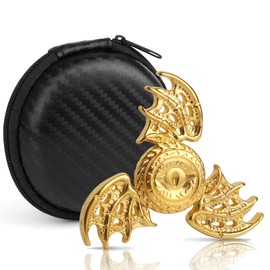 Fidgets Toys Phoniex Fidget Spinner Metal Sensory Gadget Finger Hand Spinner Cube Low Brain Teaser Focus Toy with Stainless Steel Bearing,Phoenix,Best Gift Party Favors Prizes For Kids Adults