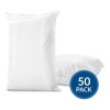 50 Pzas Saco Costal De Rafia 60x100cm Blanco Nuevo 60kg