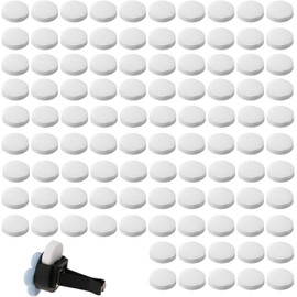 Car Air Freshener Refill Felt Pads 100 PCS, Unscented Essential Oil Replacement Pads for Vent Clip Diffusers, Home and Auto Use