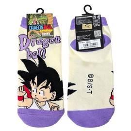 Small Planet Dragon Ball Son Goku Kamae Women's Character Socks, 9.1 - 9.8 inches (23 - 25 cm)