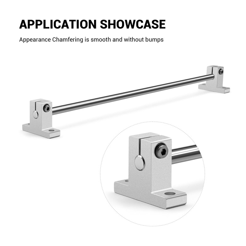 YIMATEECO Linear Rail Limit Fixing Guide Support, 4 Pack SK12