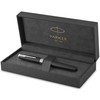 Parker Sonnet Tintenroller | Matt-Schwarze Lackierung mit Palladiumzierteilen | feine