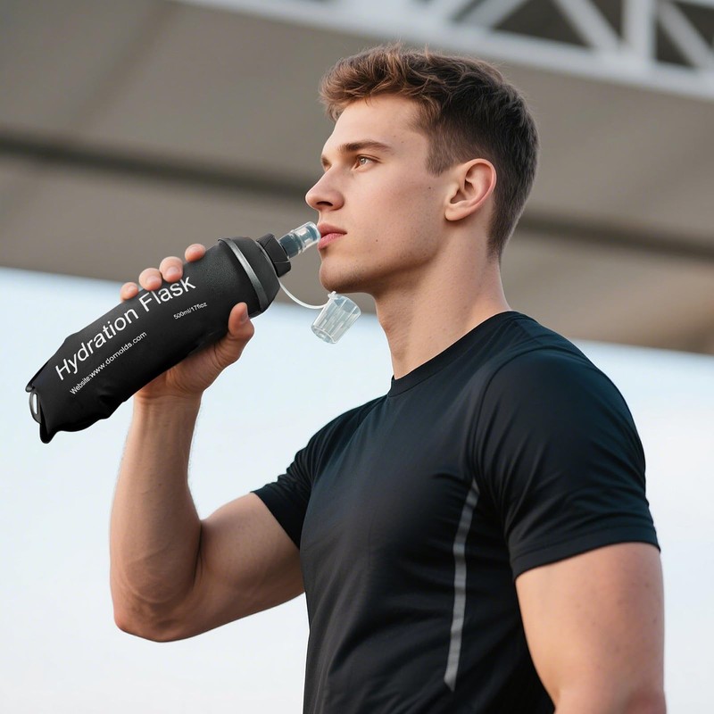 CXWLJL 250ml Soft Flask Soft Water Bottle for Running, Hiking,