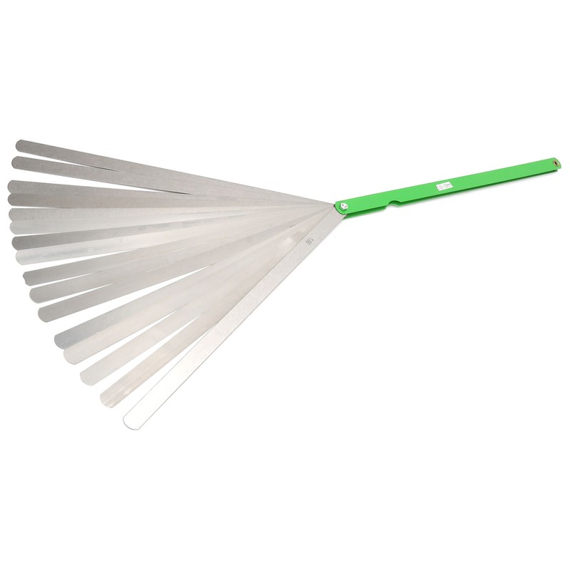 300mm Gap Feeler Gauge 17 Blades Metric 0.02-1mm Thickness Stainless