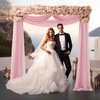 Wedding Arch Draping Fabric, 2 Panels 30" x 20Ft Dusty