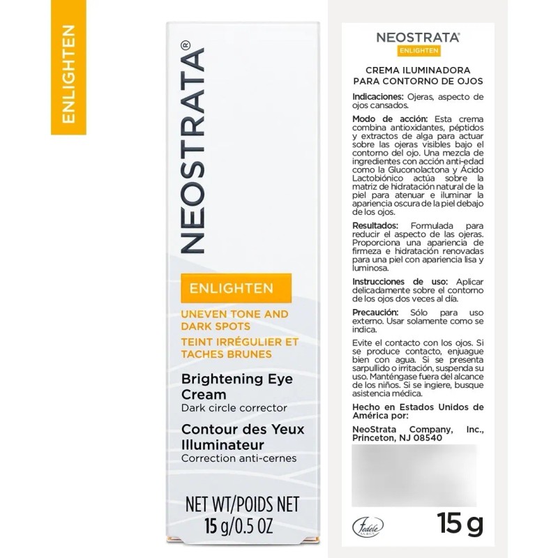 Neostrata Enlighten Brightening Eye Cream 15g Tipo de piel Manchas