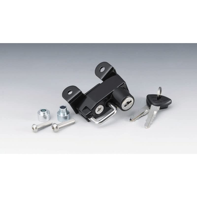 Kijima HDC-05004 Motorcycle Motorcycle Parts Helmet Lock, Black Scrambler '15y~