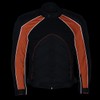 NexGen SH2153 Men's Black and Orange CE Armored Motorcycle Textile