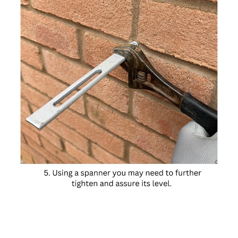 1pc Surefix Adjustable Rise & Fall Gutter Bracket, Adjustable Height