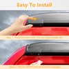 2 PCS Car Roof Gutter for 2018-2025 Jeep Wrangler JL
