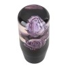 Unbranded Universal 10cm JDM Clear Purple Real Rose Flower Manual