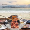 Vertical Skewer Grill Stainless Steel Detachable Multi Functional BBQ Grill