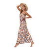 YESNO Casual Wide Leg Jumpsuits for Women Boho Floral Pleated