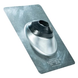 Water-Tite 81855 Roof Flashing, 8-3/4-by-12-1/2-Inch Galvanized-Steel Base with Elastomer Collar, For 2-Inch Vent Pipe