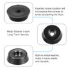uxcell Rubber Feet Buffers Pads D18x15xH5mm Black 4pcs