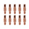 2 shroud & 10 x 1.0mm Round Contact Tips MIG