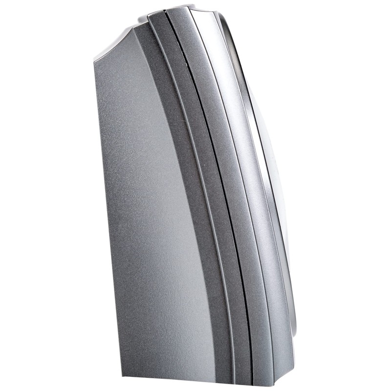 PRIM Radio-Controlled Alarm Clock with Smooth Flow, Plastic Alarm Clock,