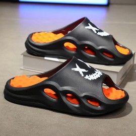 2027 NEW KJ New Trendy Slides for Outdoor Non-slip Soft Platform Slippers Sportly Slippers for UnisexColor: Black, EUR Size: 45/46