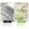 Ice Cube Tray with Lid and Bin, 56 Pcs Ice
