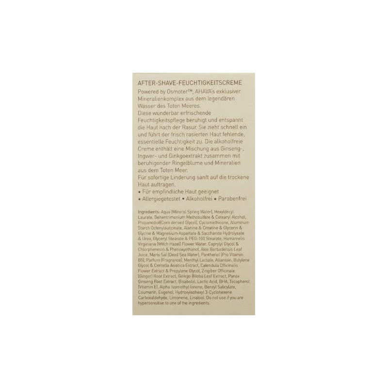 AHAVA Men's Dead Sea Mineral Shaving Line