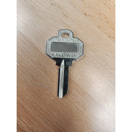 Baldwin OEM Key Blank for Baldwin Lock 1510 BW2 1682 1647 EZS1 BAL1 K1145 EZ2 SC1