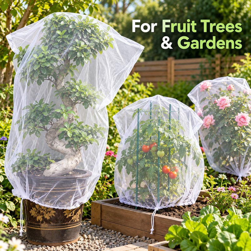 Plant Protection Bag Netting Mesh for Fruit Trees & Garden