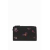 Desigual Women's Mone_Flor Yvette Emma 2.0 Bi-Fold Wallet, Black, black