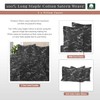 Pizuna Cotton Marble Black Print Standard Pillow Cases 2 Pack,