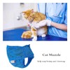 Cat Muzzle Breathable Kitten Mesh Muzzles Breathable Mesh Muzzles with