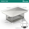 YITAHOME Chimney Cap, 13" x 21" Chimney Cover for Outside,
