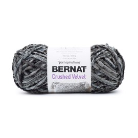 1- Bernat Crushed Velvet, Deep Grey, 300g