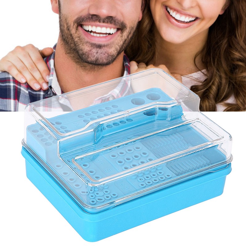 Oral Dental Disinfection Box Autoclavable Endodontic Drill Organizer Root Canal