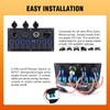 GGTA 8 Gang Marine Boat Switch Panel Waterproof,12V-24volt On-Off Rocker