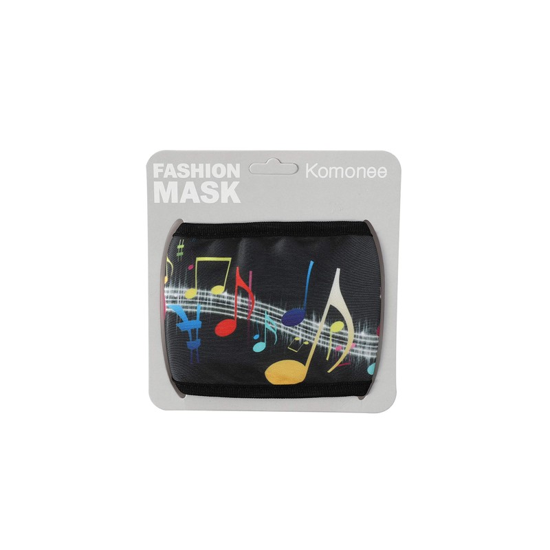 Komonee Adults Face Mask Washable Reusable Trendy Dustproof Musical Notes