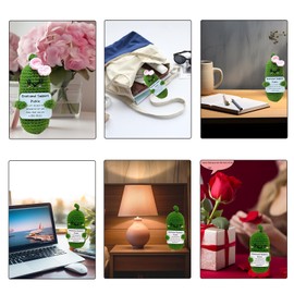 Jakiro 4.7 Inch Funny Knitted Positive Potatoe, Cheer up Gifts for Best Friends for Party/Home Decoration