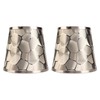 2PCS Drum Lamp Shade E14 PVC Modern Decorative Small Barrel