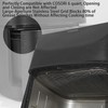 Kispog Splash shield, Stainless steel Air Fryer Accessories Prevent Grease