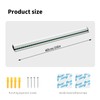 4 Pack 16 Inch Aluminum Ticket Holder for Restaurant, Slide