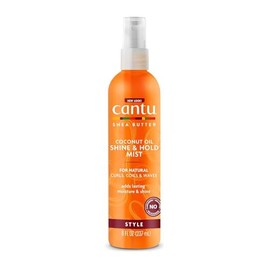 Cantu Shea Butter Coconut Oil Shine And Hold Mist Spray 8 Ounce (Pack of 2)