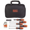 beyond by BLACK+DECKER Screwdriver Set with Storage Bag, Magnetic Tip,