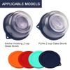 Sophico 2 Cup Round Silicone Storage Cover Lids Replacement for
