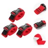 Operitacx Outdoor Nylon Strapping Straps Pcs Ratchet Lashing Straps Baggage