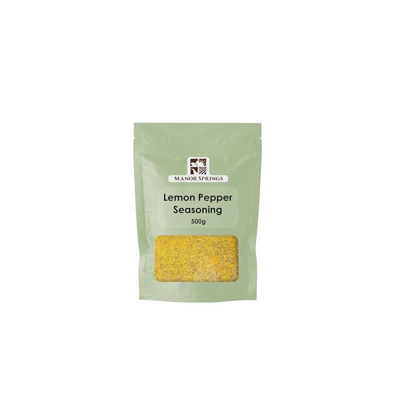 Lemon Pepper Seasoning 500g by Manor Springs