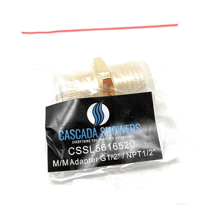 Cascada 1/2" G Thread (Metric BSPP) Male to 1/2" NPT